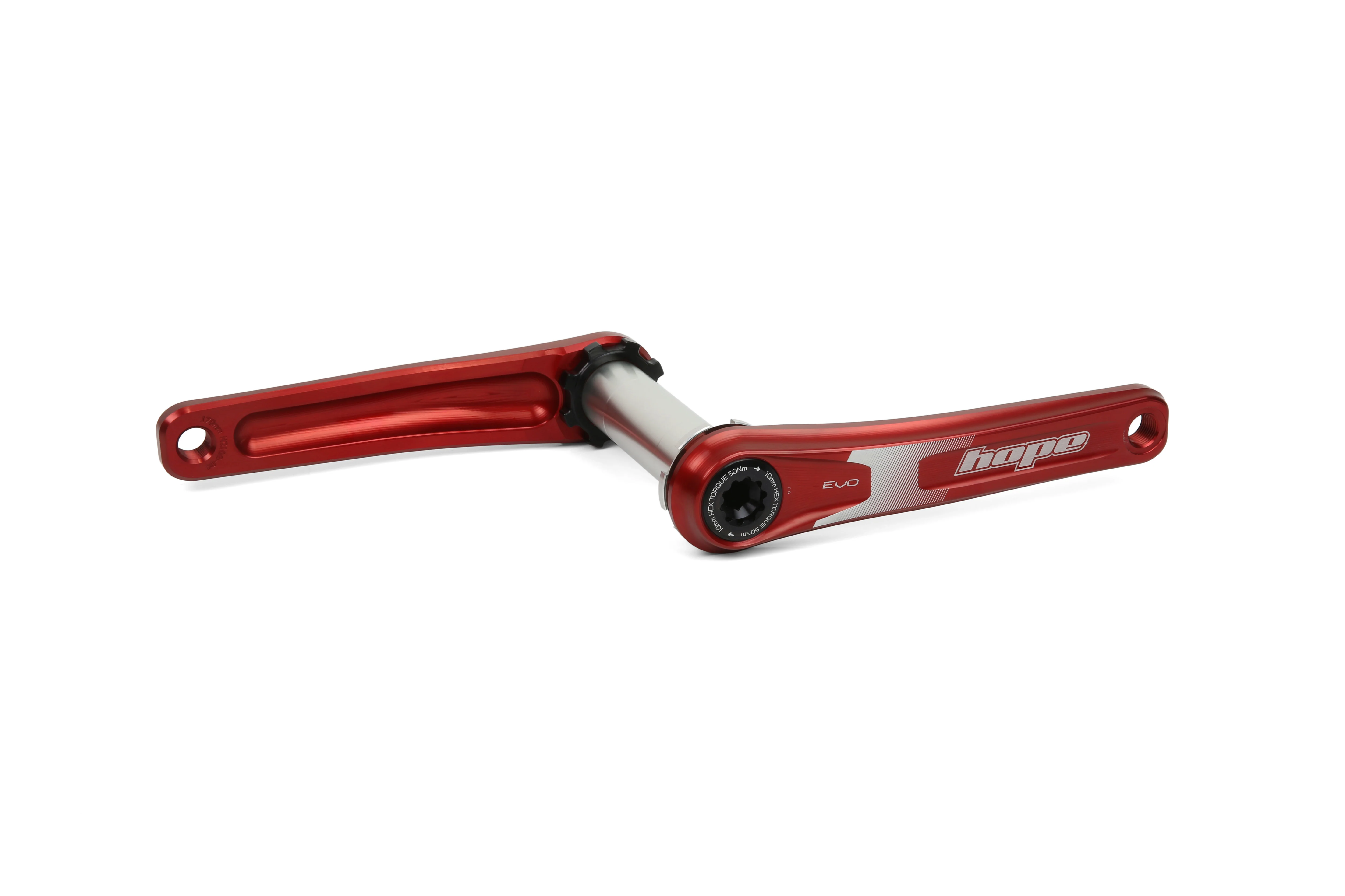 EVO Kurbelgarnitur ohne Spider 83 mm - Rot