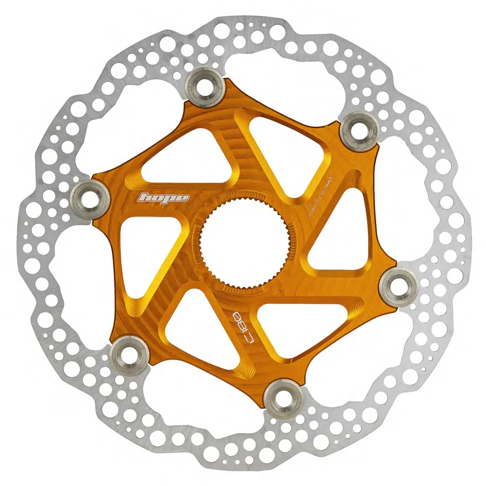 Floating Disc Bremsscheibe - Center Lock - orange