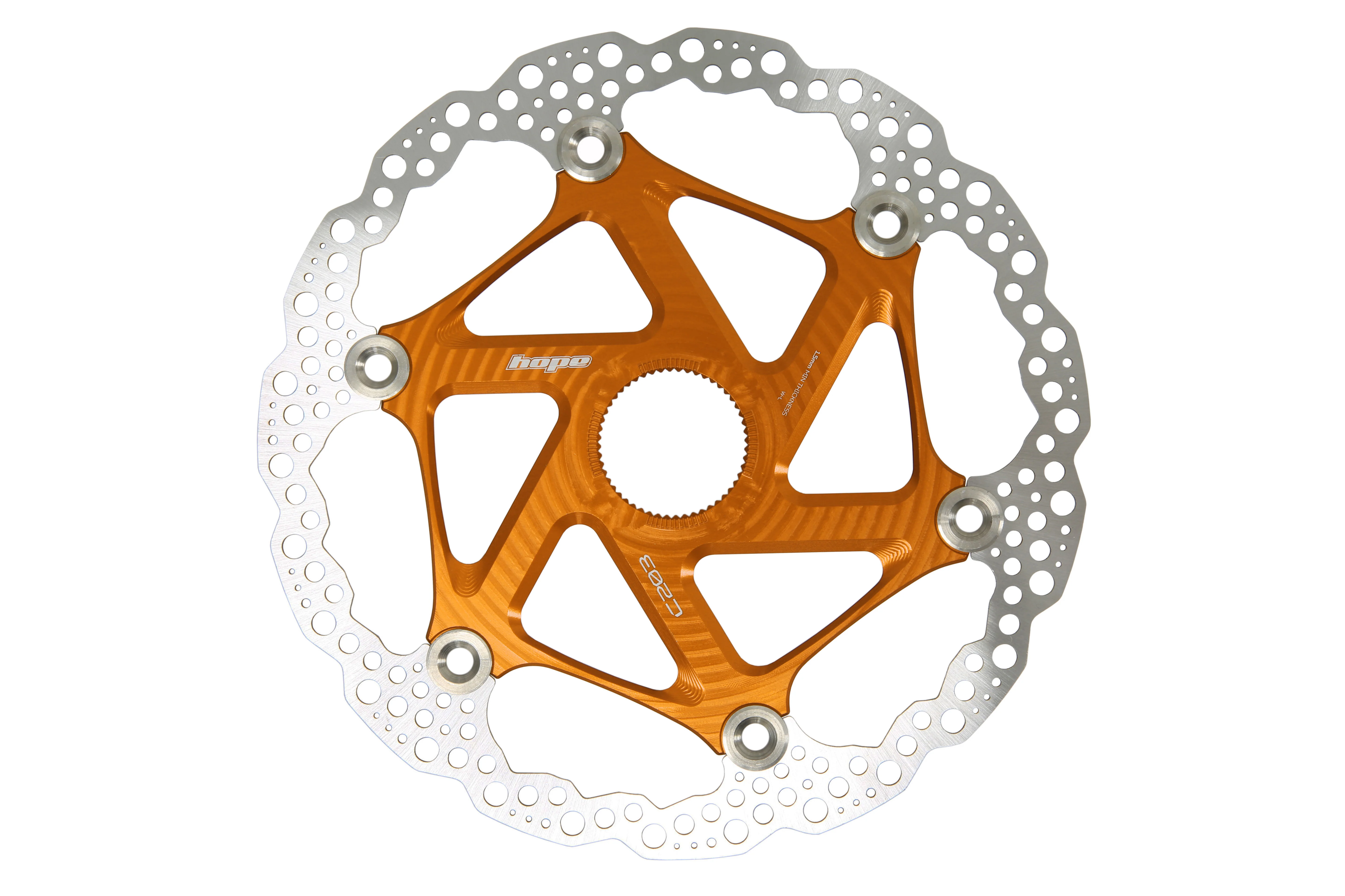 Floating Disc Bremsscheibe - Center Lock - orange - Image 5
