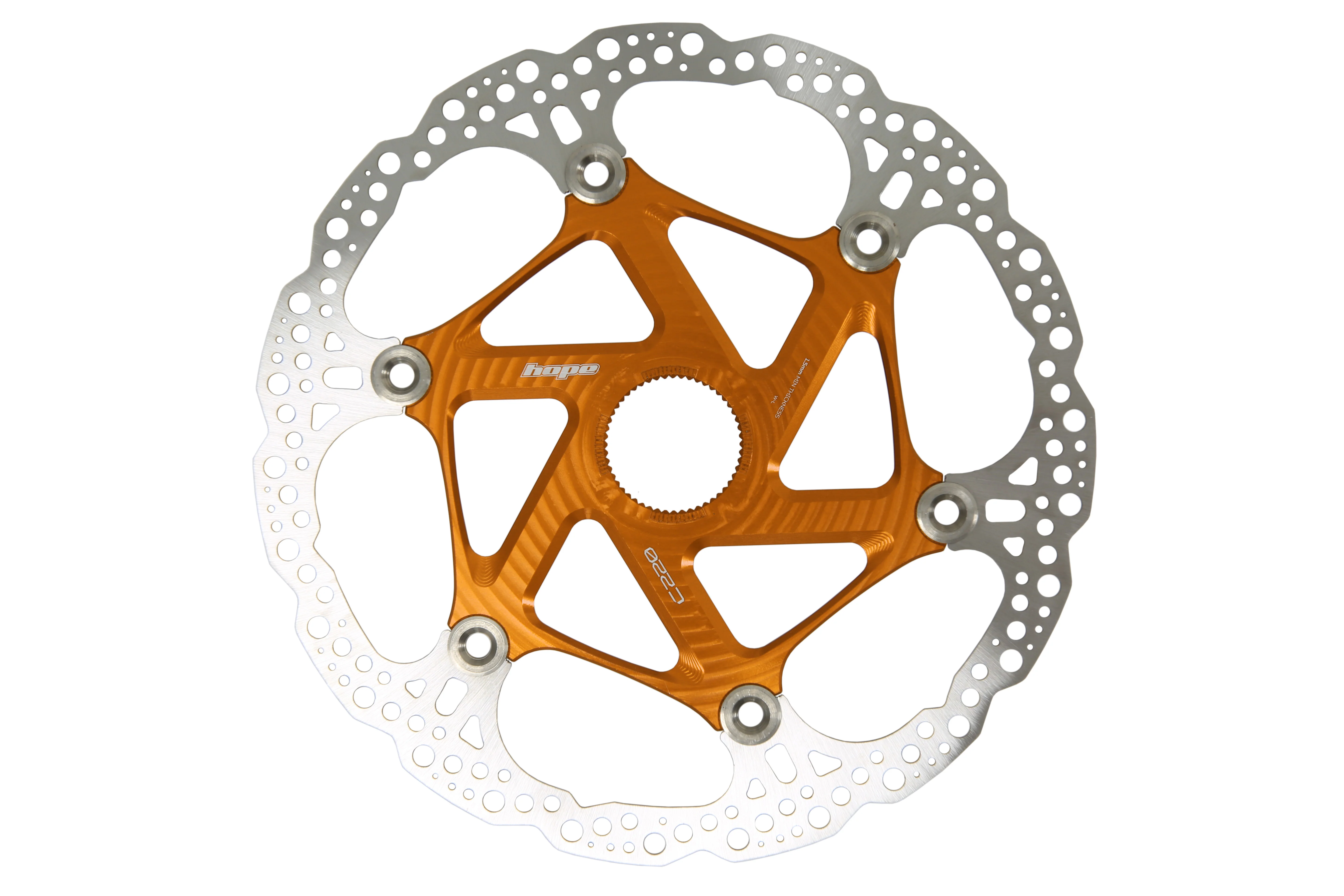 Floating Disc Bremsscheibe - Center Lock - orange - Image 6