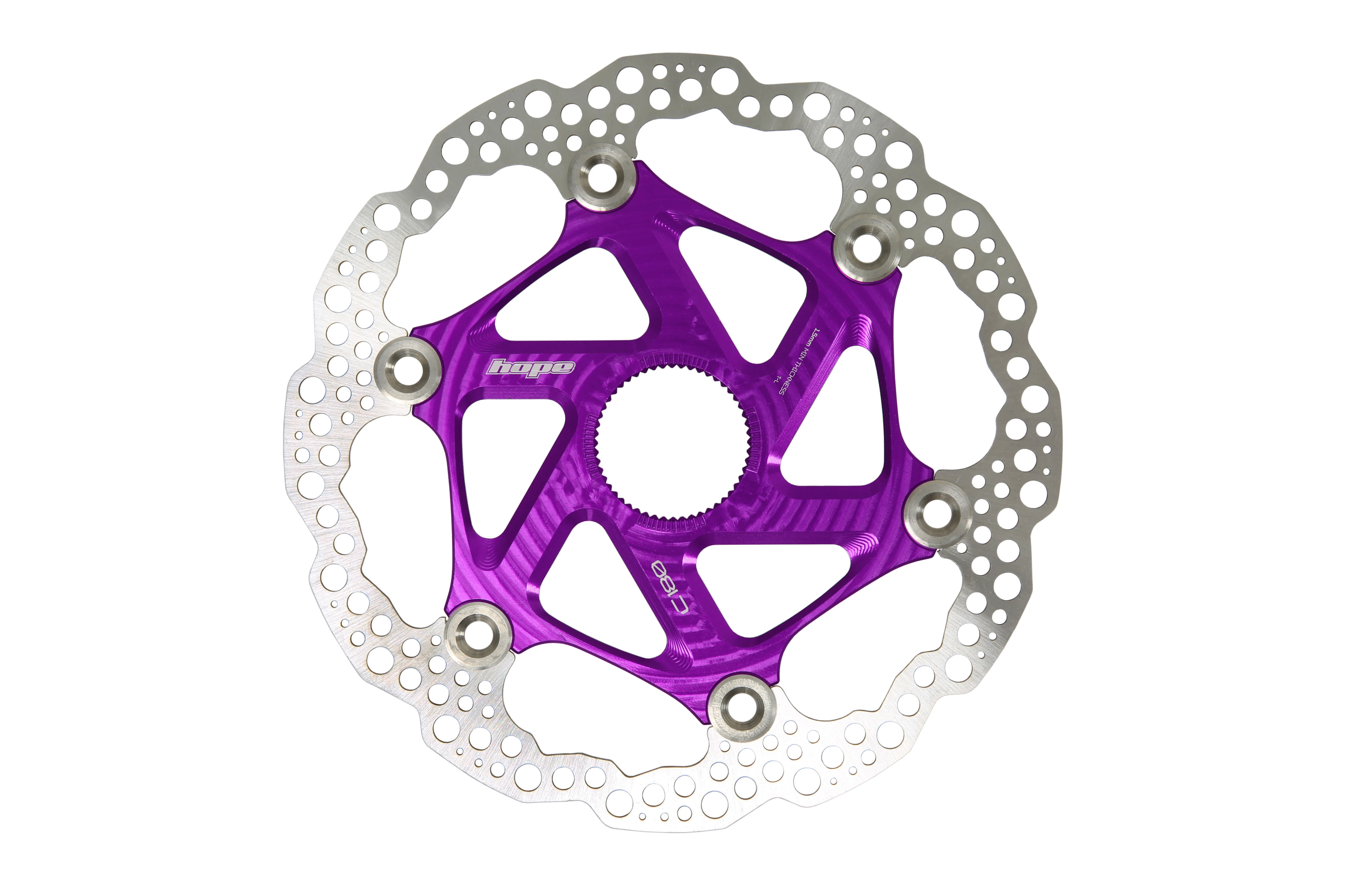 Floating Disc Bremsscheibe - Center Lock - purple - Image 3