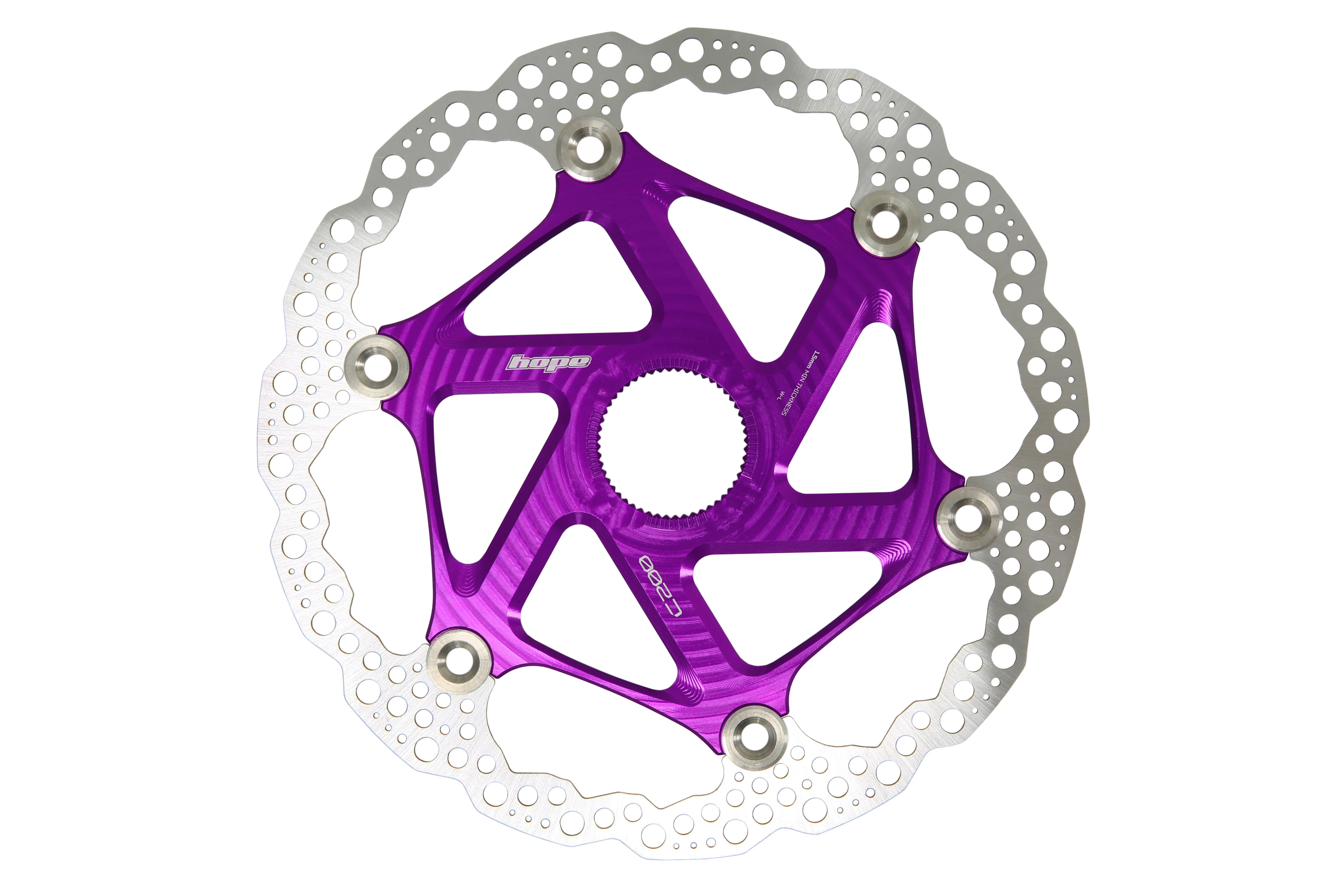 Floating Disc Bremsscheibe - Center Lock - purple - Image 4