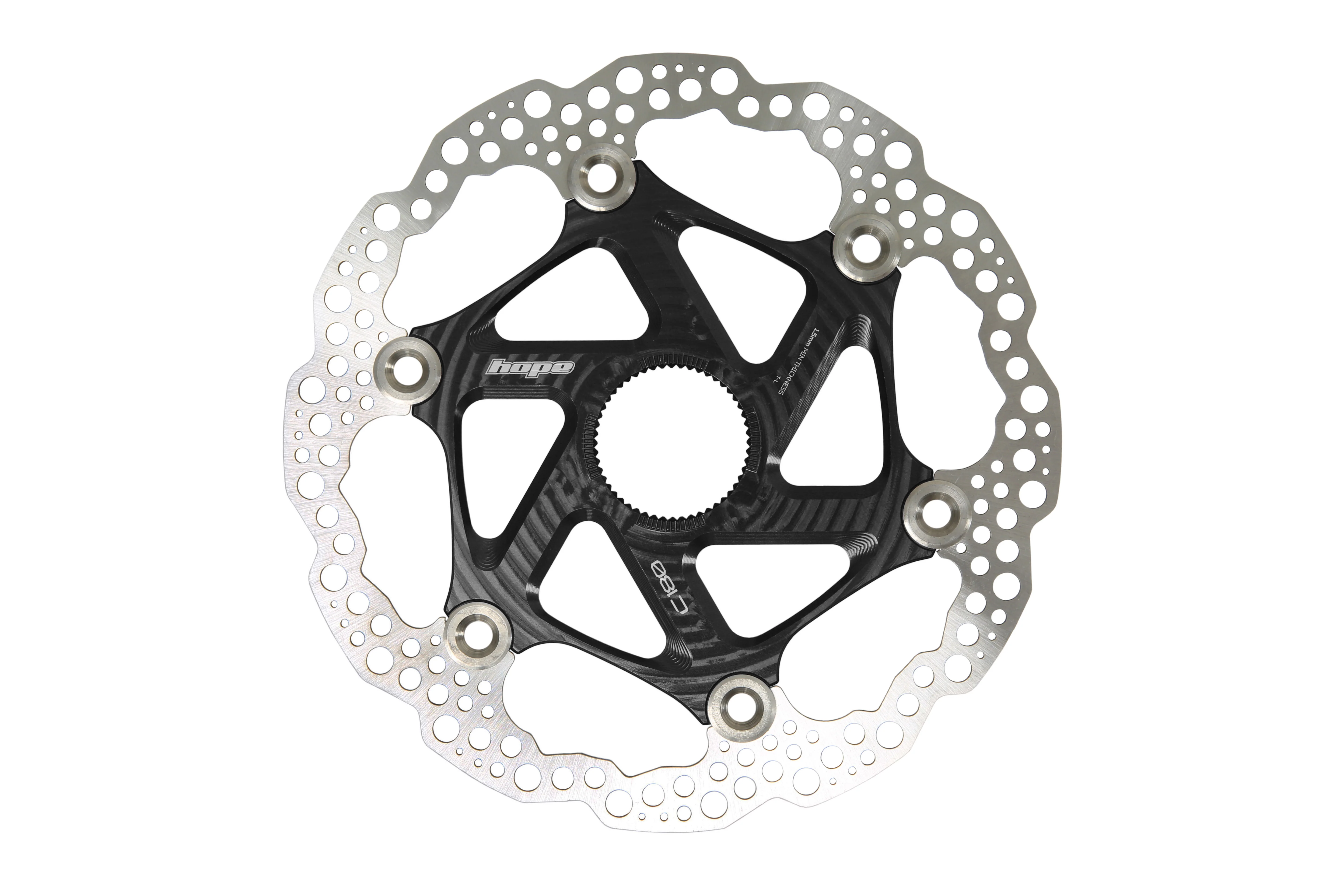 Floating Disc Bremsscheibe - Center Lock - schwarz - Image 3