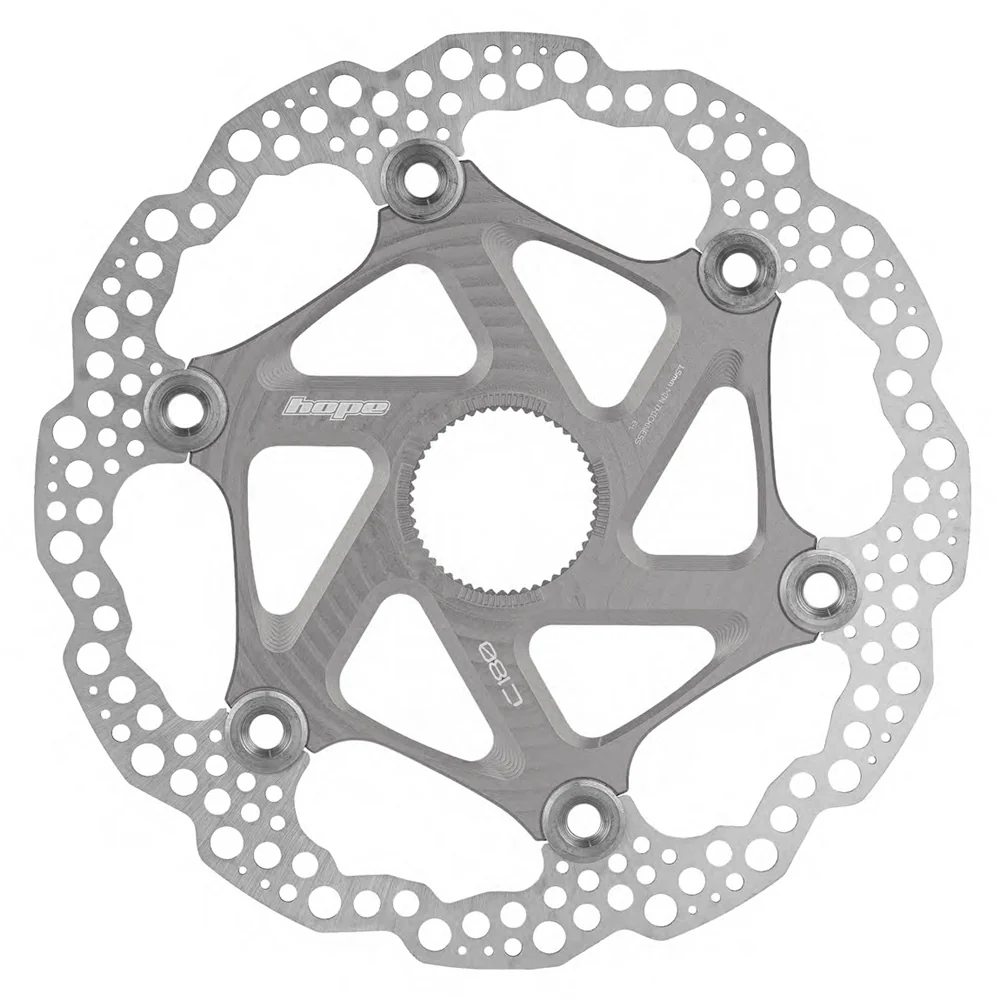 Floating Disc Bremsscheibe - Center Lock - silber
