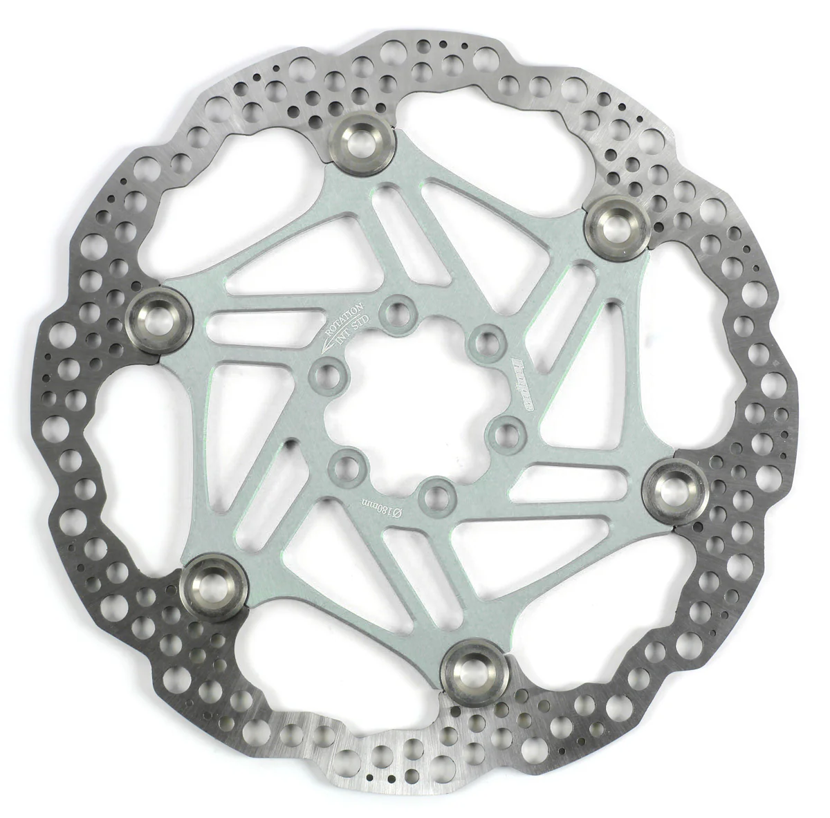 Floating Disc Bremsscheibe - silber