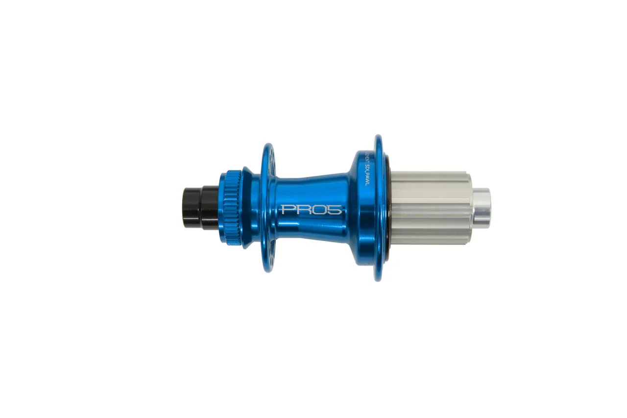 Pro 5 Hinterradnabe 32 Loch - Centerlock - blau - Shimano Aluminium Freilauf - Image 2