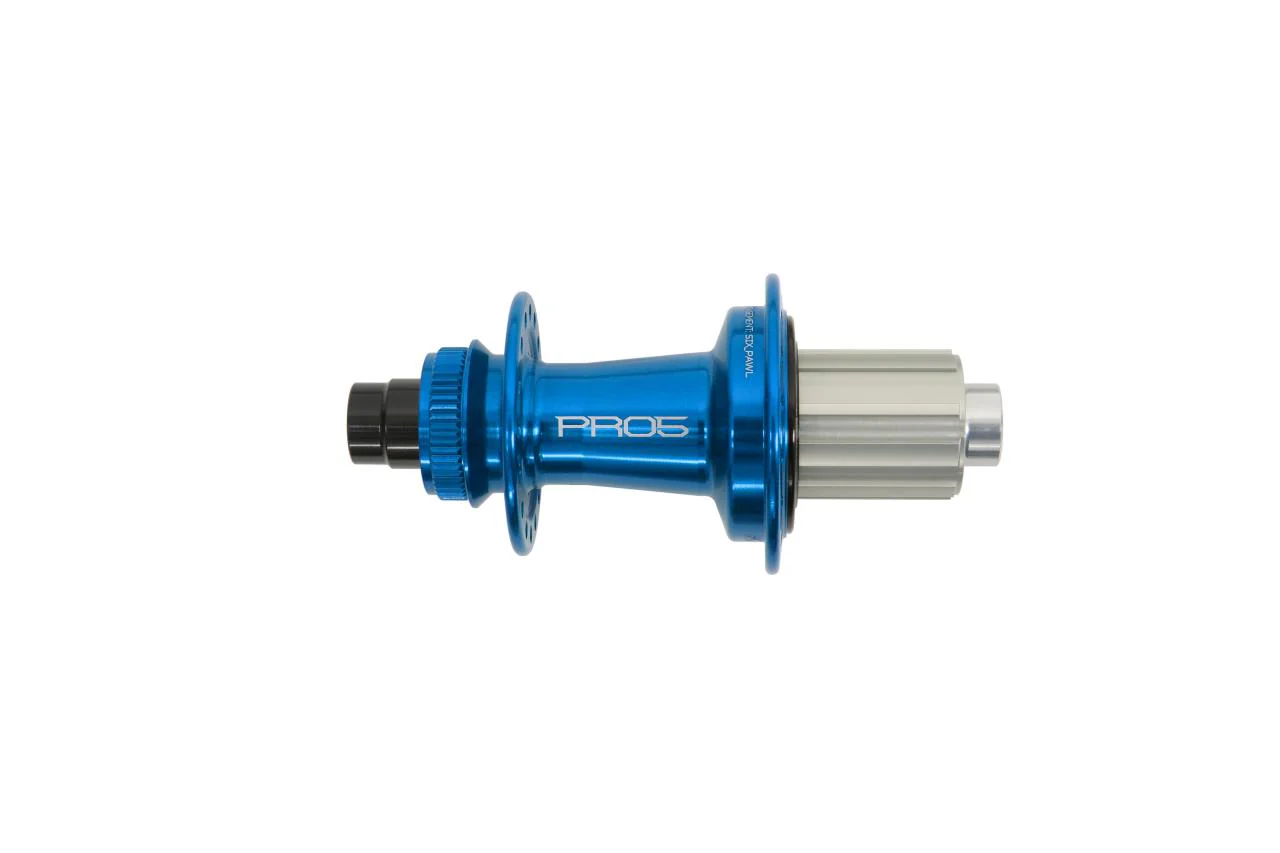 Pro 5 Hinterradnabe 32 Loch - Centerlock - blau - Shimano Aluminium Freilauf - Image 3