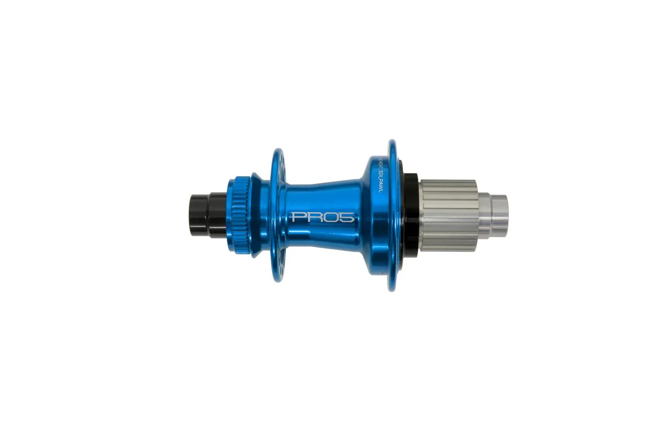 Pro 5 Hinterradnabe 32 Loch - Centerlock - blau - Shimano Microspline Freilauf - Image 2