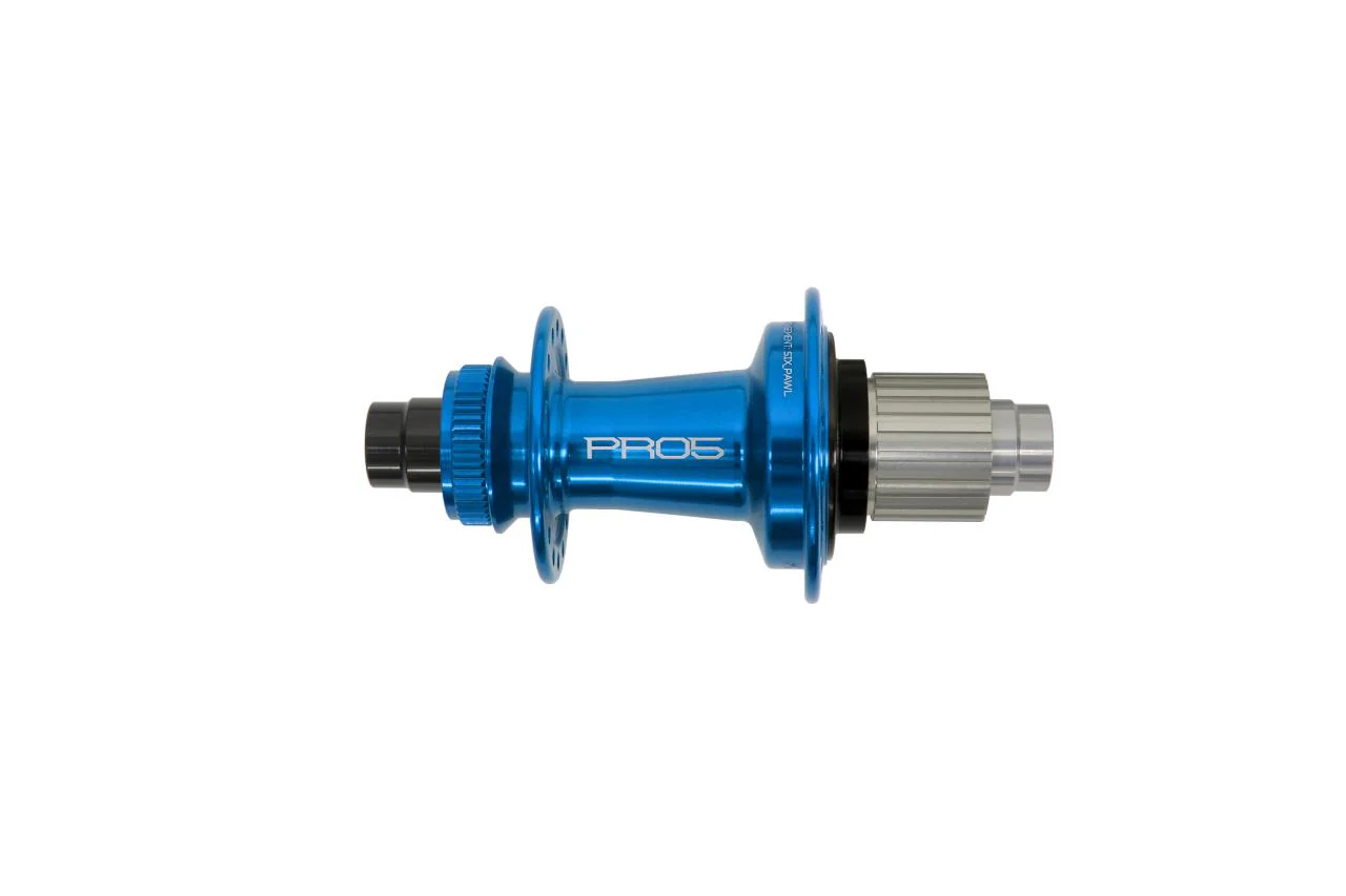 Pro 5 Hinterradnabe 32 Loch - Centerlock - blau - Shimano Microspline Freilauf - Image 3