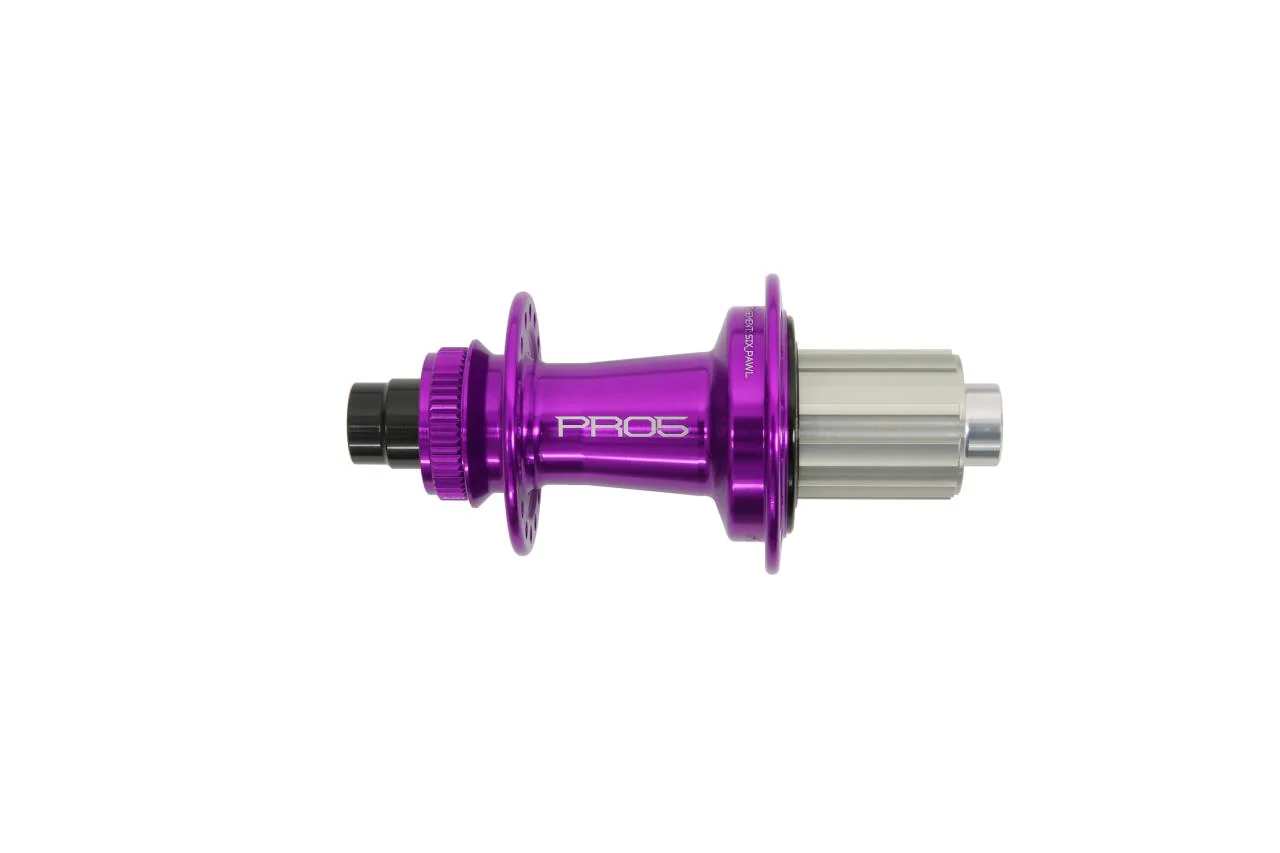 Pro 5 Hinterradnabe 32 Loch - Centerlock - purple - Shimano Aluminium Freilauf - Image 3