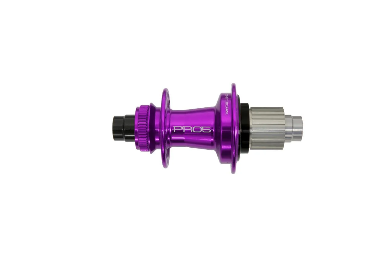 Pro 5 Hinterradnabe 32 Loch - Centerlock - purple - Shimano Microspline Freilauf - Image 2