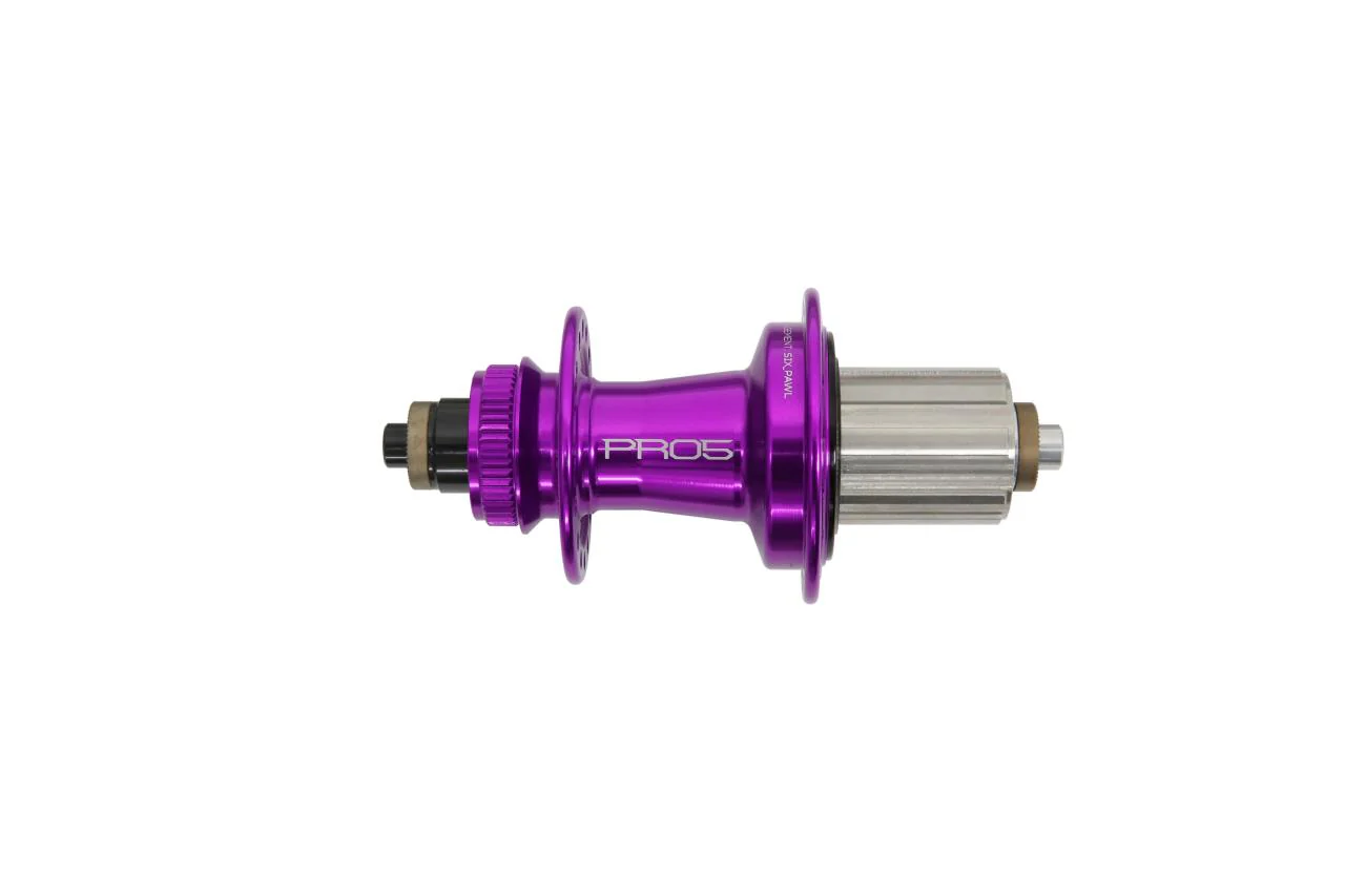 Pro 5 Hinterradnabe 32 Loch - Centerlock - purple - Shimano Stahl Freilauf