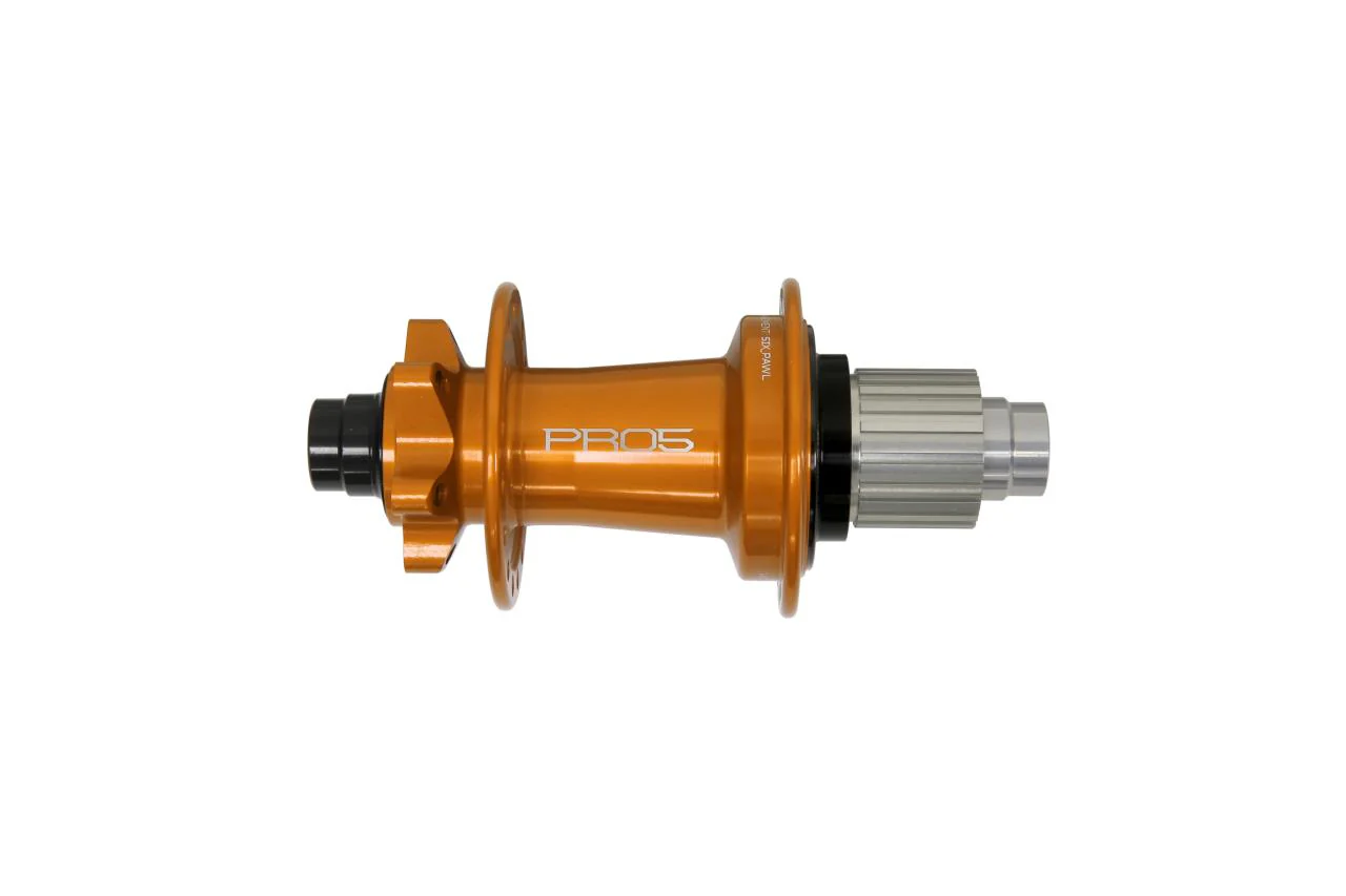 Pro 5 Hinterradnabe 32 Loch - orange - Shimano Microspline Freilauf - Image 3