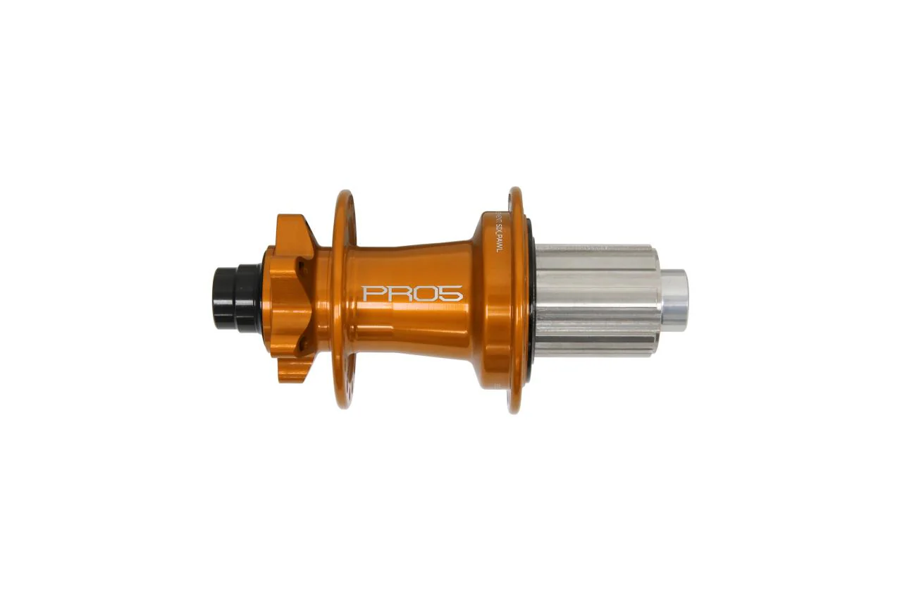 Pro 5 Hinterradnabe 32 Loch - orange - Shimano Stahl Freilauf - Image 2