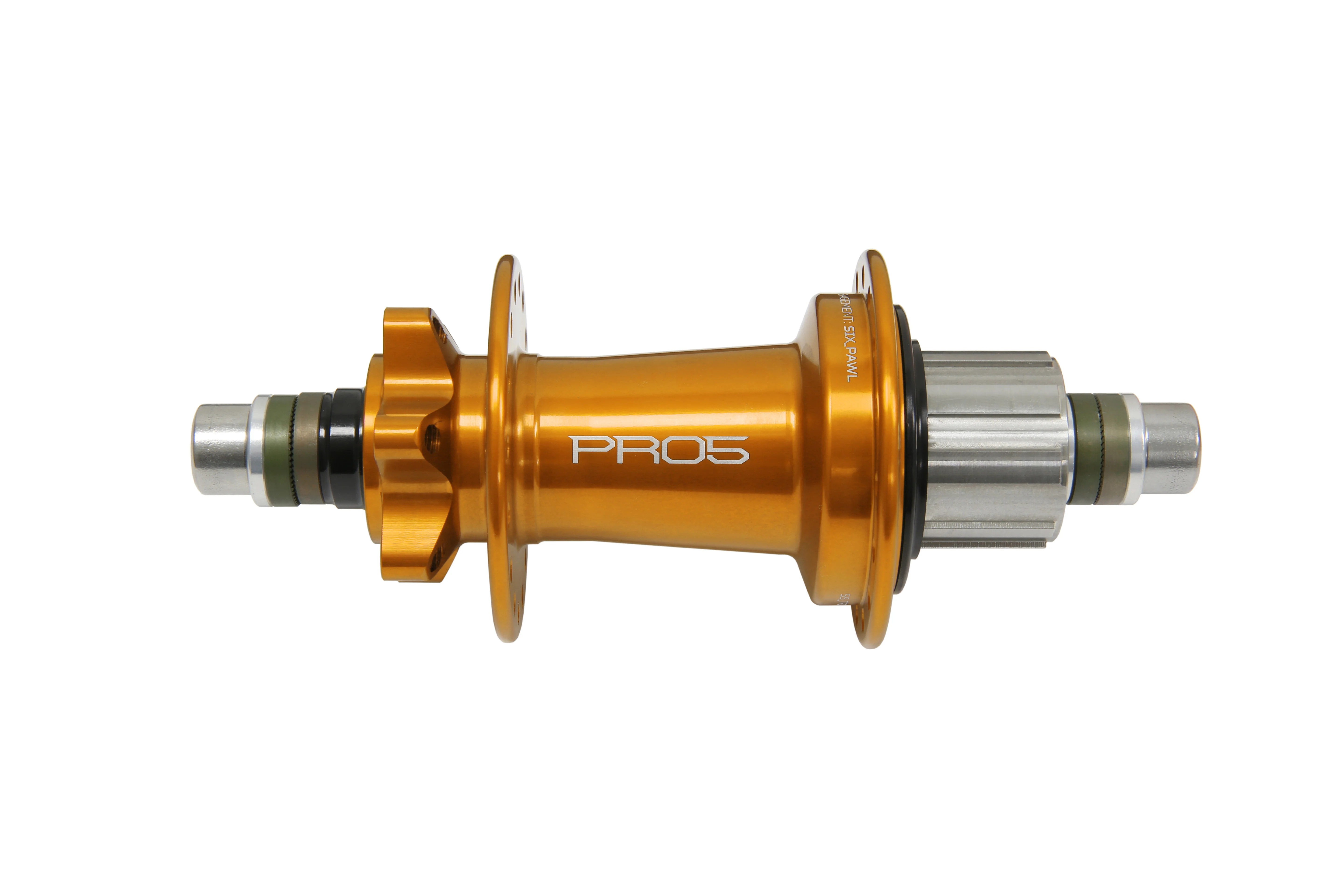 Pro 5 Trial/Singlespeed Hinterradnabe orange 32 Loch - 135 mm Bolt In