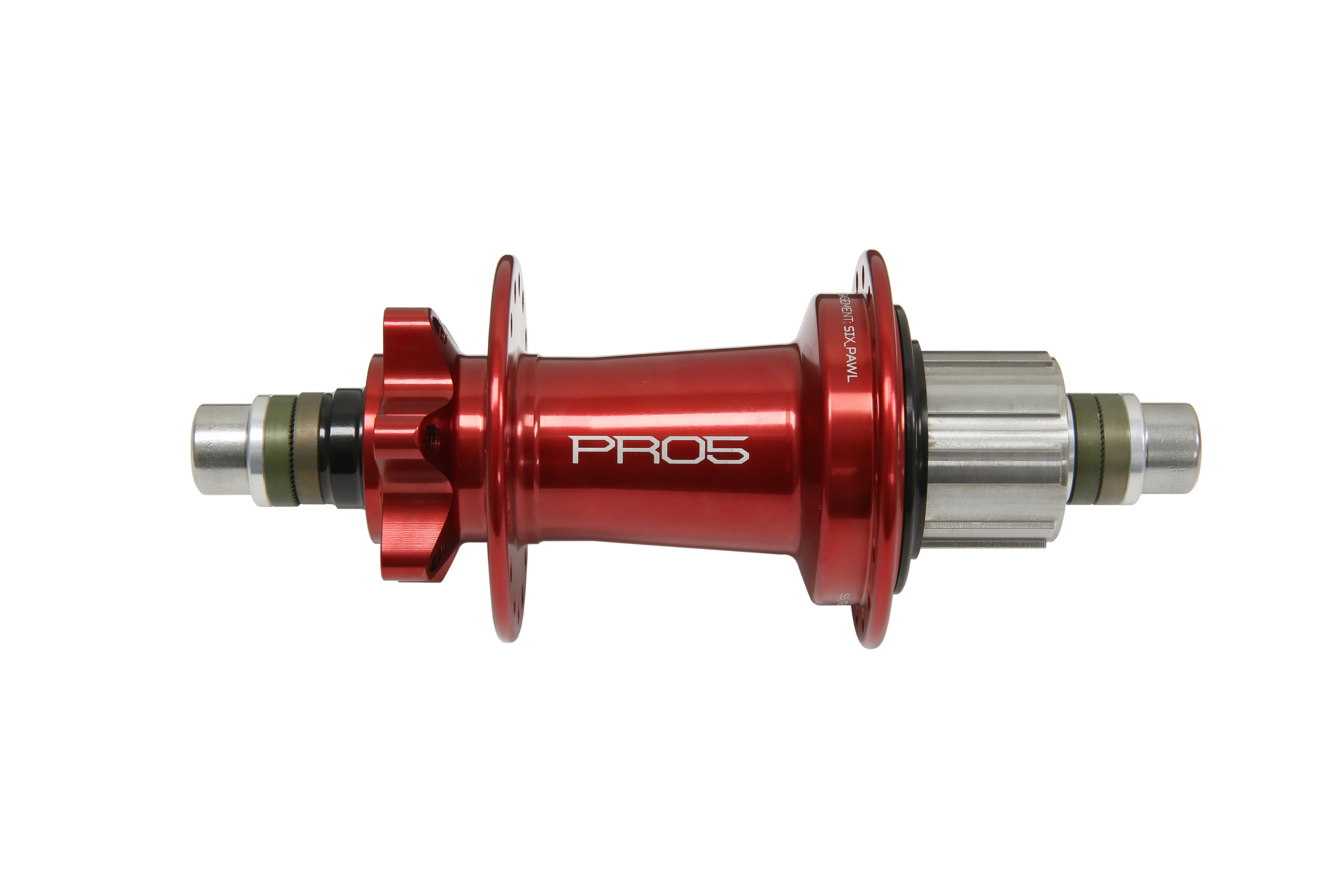 Pro 5 Trial/Singlespeed Hinterradnabe rot 32 Loch - 135 mm Bolt In