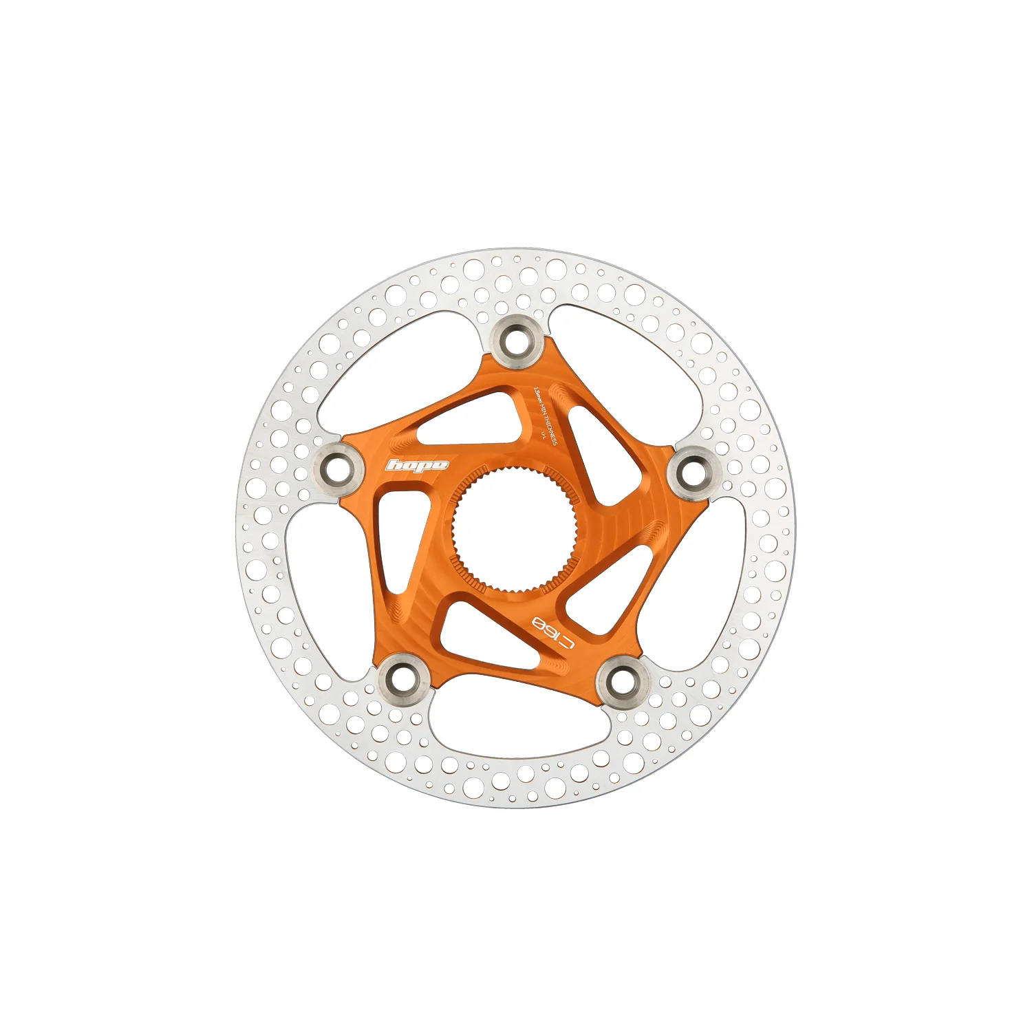 RX Centerlock Bremsscheibe 160 mm - orange