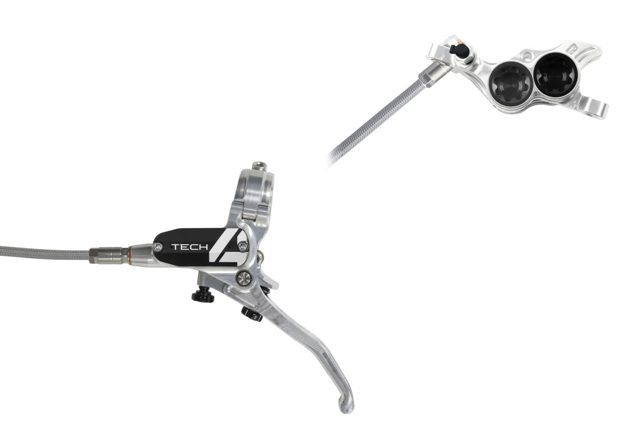 Tech 4 E4 Scheibenbremse Stahlflexleitung - silber / schwarz - Image 2