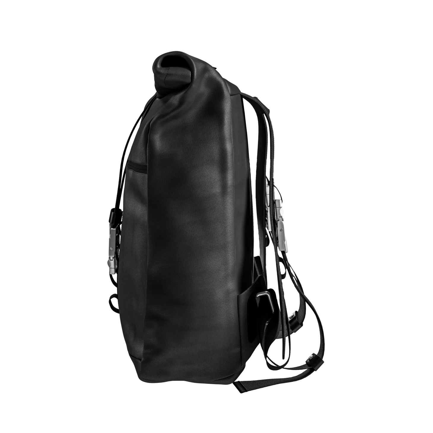 Islington Cotton Canvas Backpack - total black - Image 3