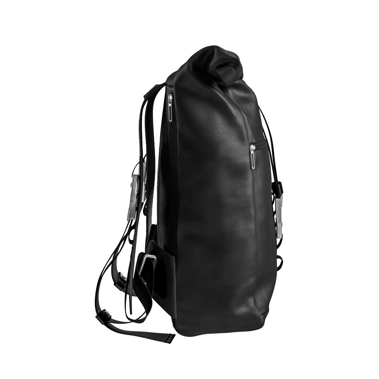 Islington Cotton Canvas Backpack - total black - Image 5