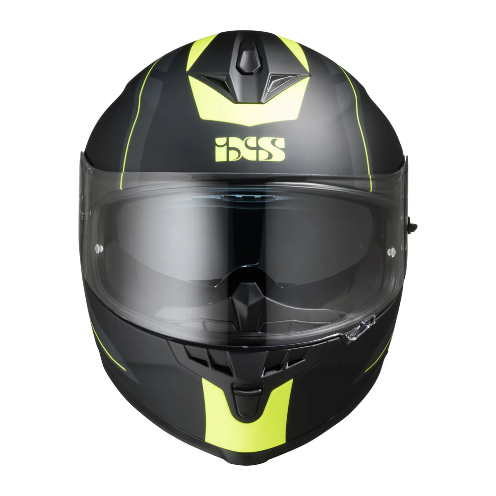 1100 2.0 Motorradhelm matte black yellow - Image 2