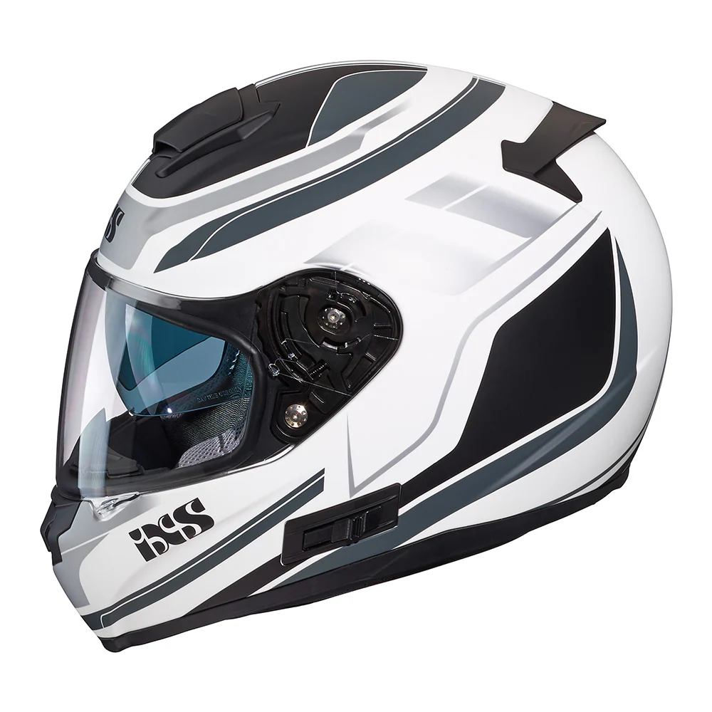 215 2.0 Motorradhelm matte white grey - Image 2