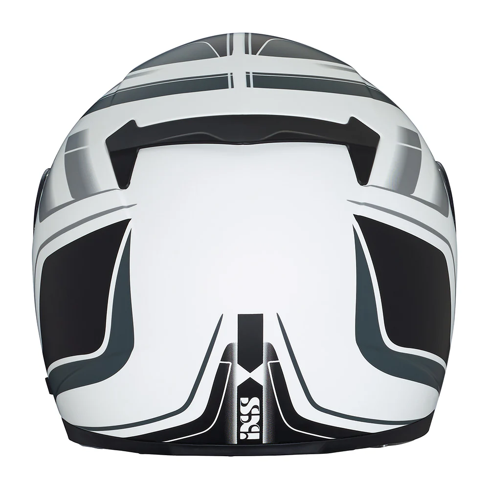 215 2.0 Motorradhelm matte white grey - Image 3
