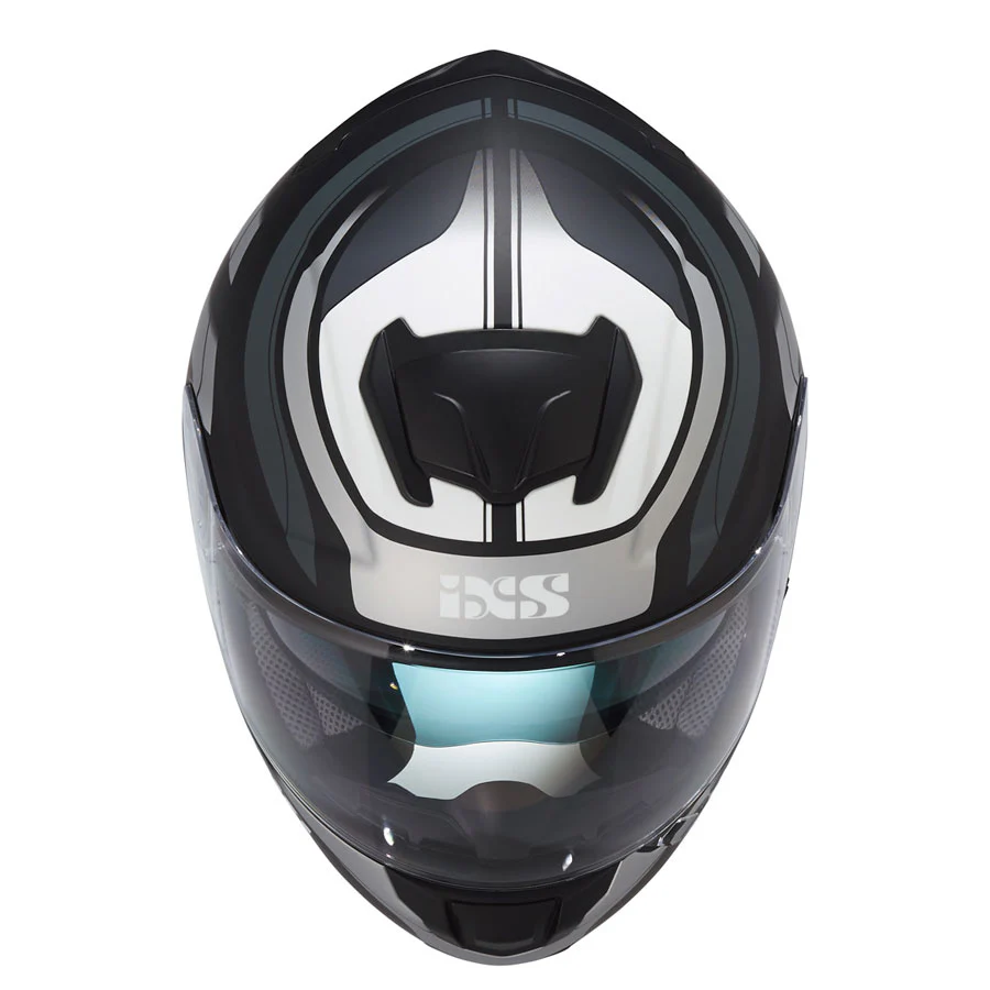 215 2.0 Motorradhelm matte black grey white - Image 4