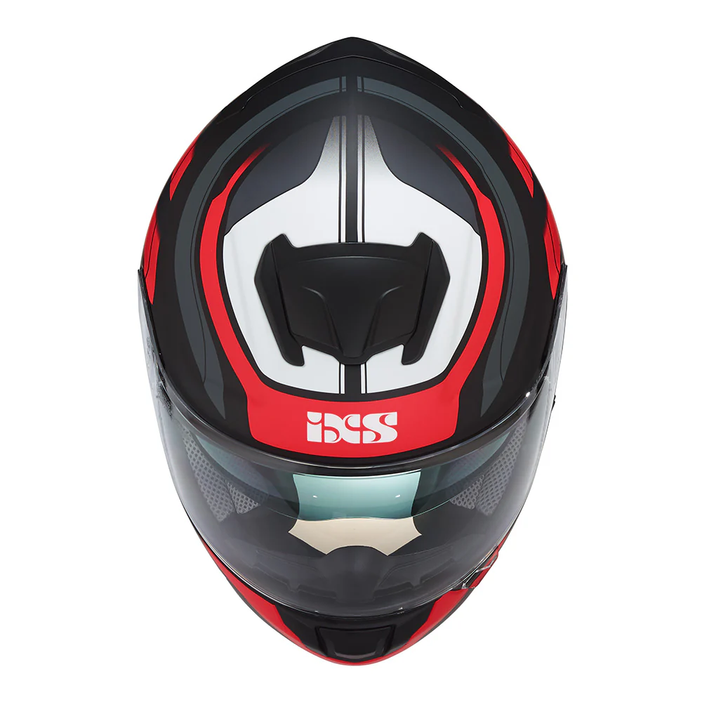 215 2.0 Motorradhelm matte black red white - Image 4