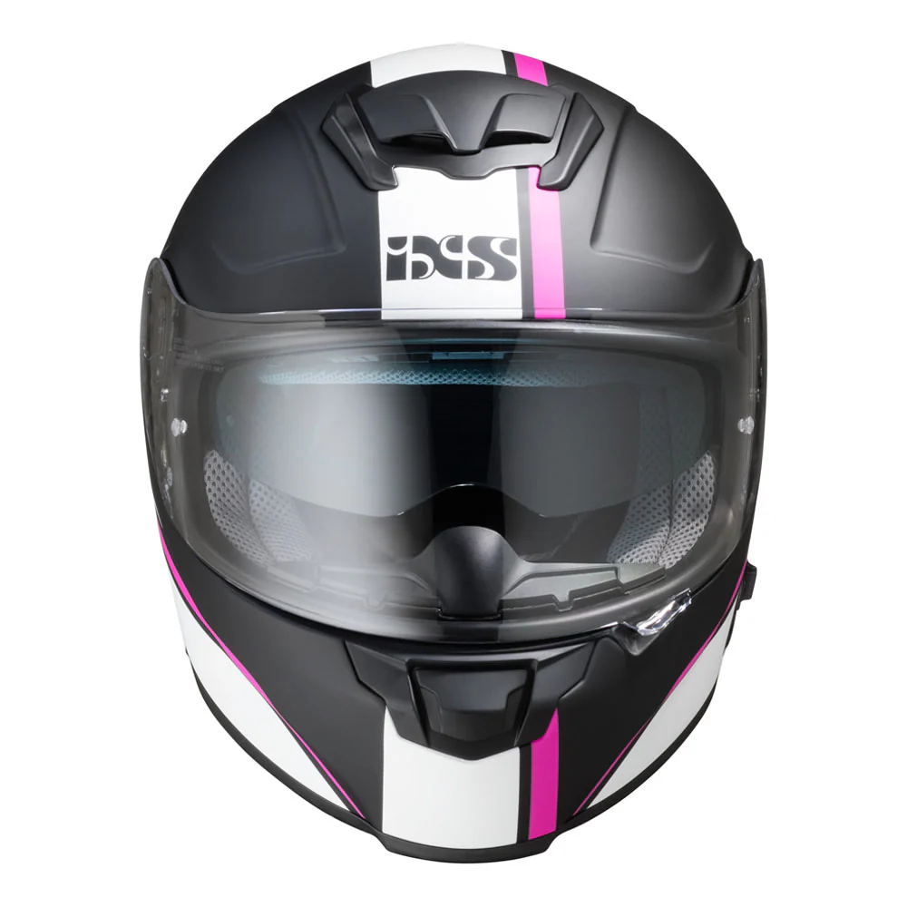 215 2.1 Motorradhelm matte black white pink - Image 2