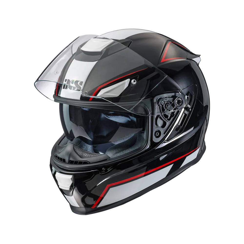315 2.1 Motorradhelm black white red - Image 5