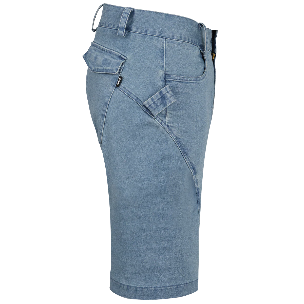 Carve Digger Organic Denim Shorts - Washed Blue - Image 3