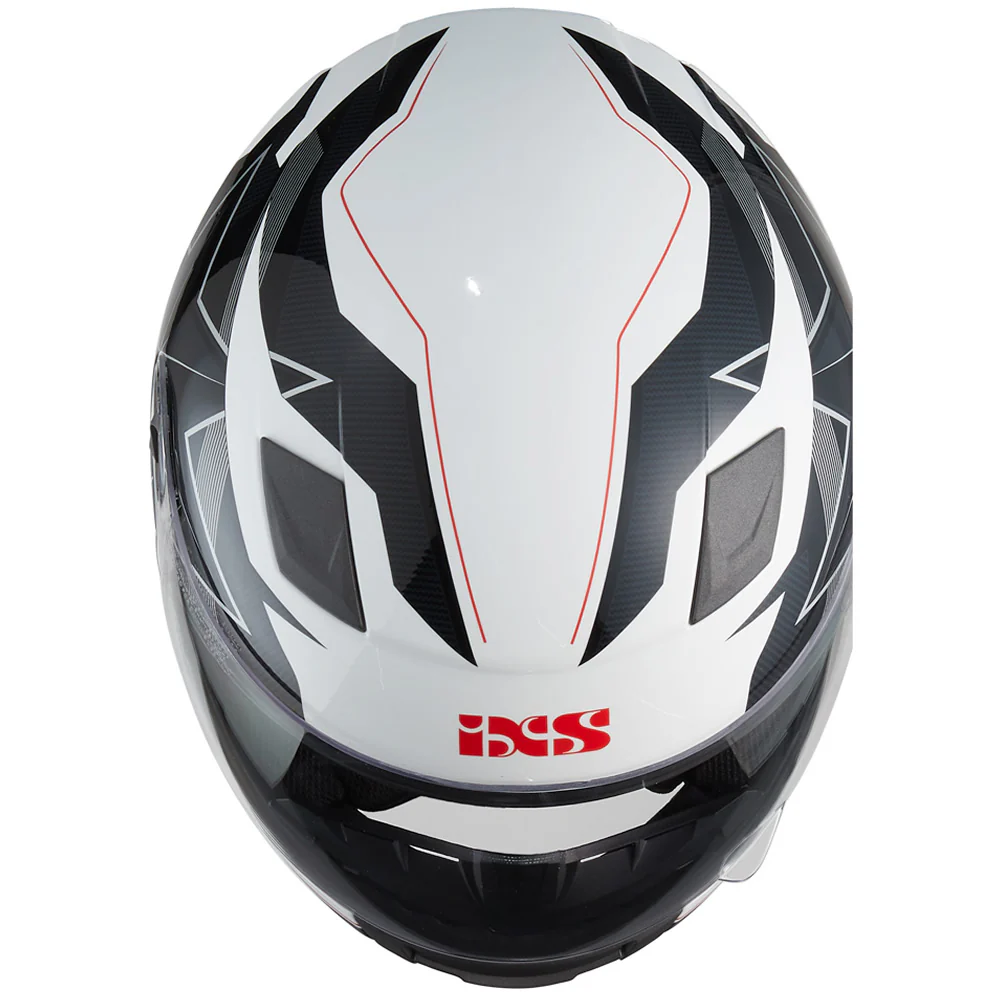 135 KID 2.0 Helm - weiss-schwarz-rot - Image 4