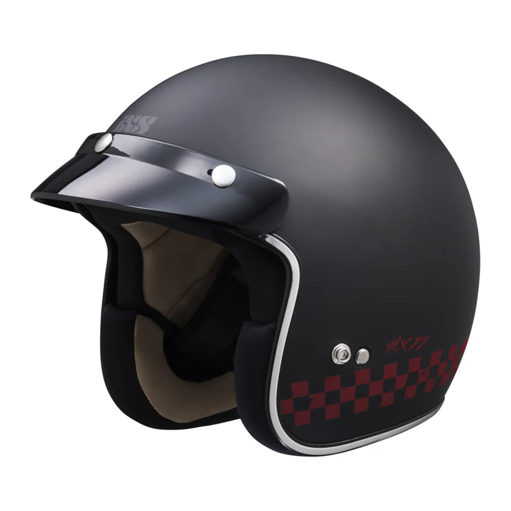 77 2.0 Jethelm matte black bordeaux