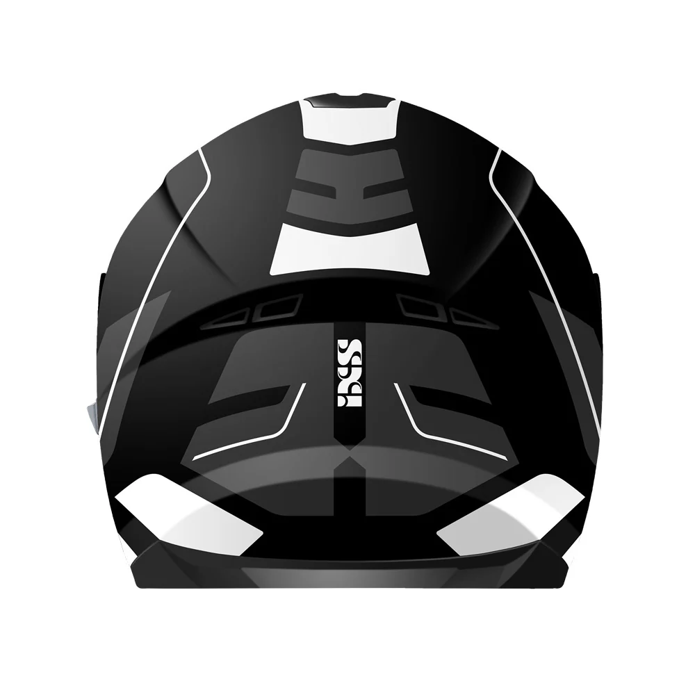 1100 2.0 Motorradhelm matte black white - Image 2
