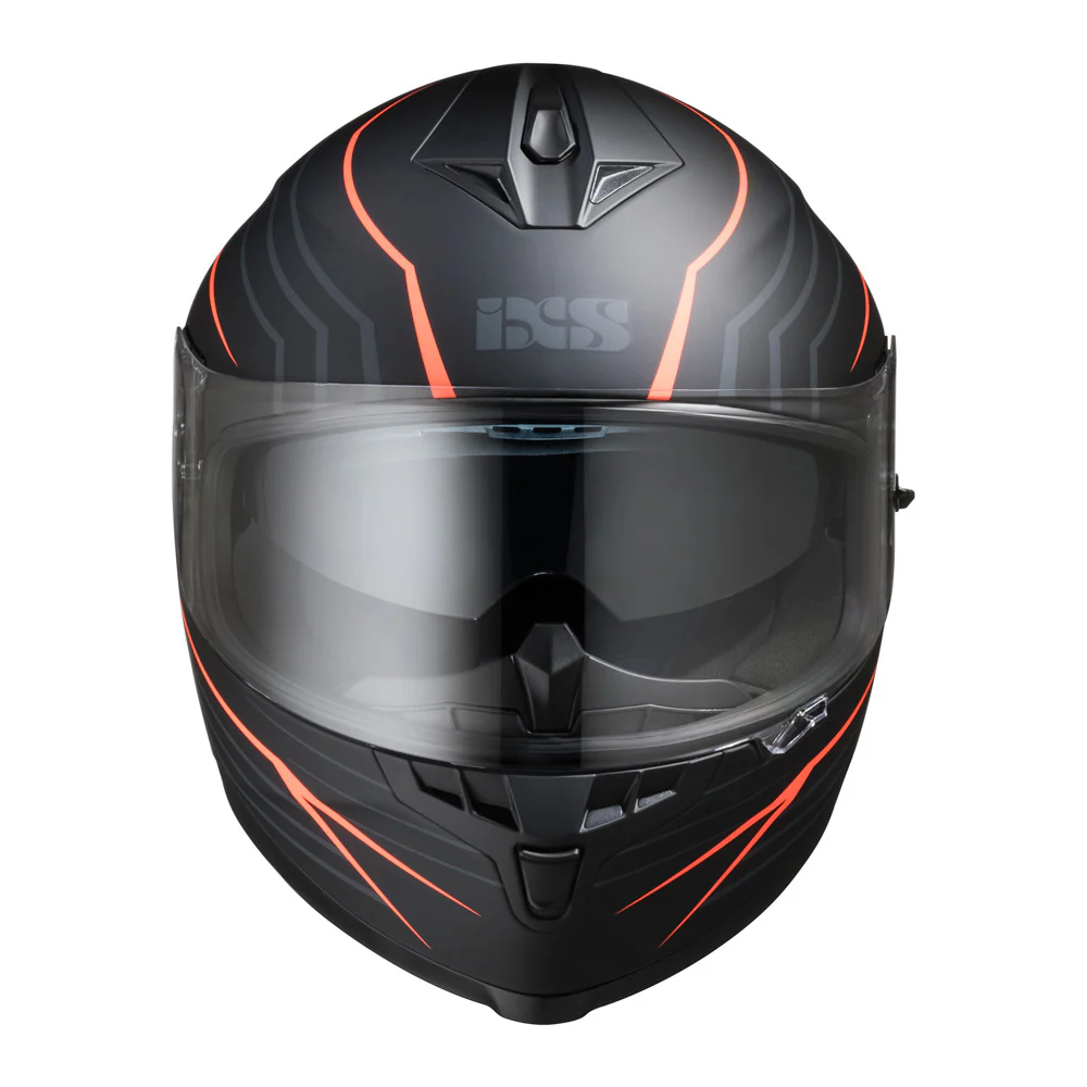 Integralhelm iXS1100 2.1 matte black orange - Image 2