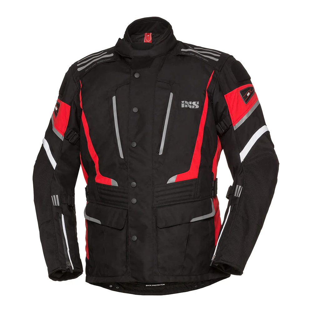 Tour Jacke Powells-ST - schwarz-rot
