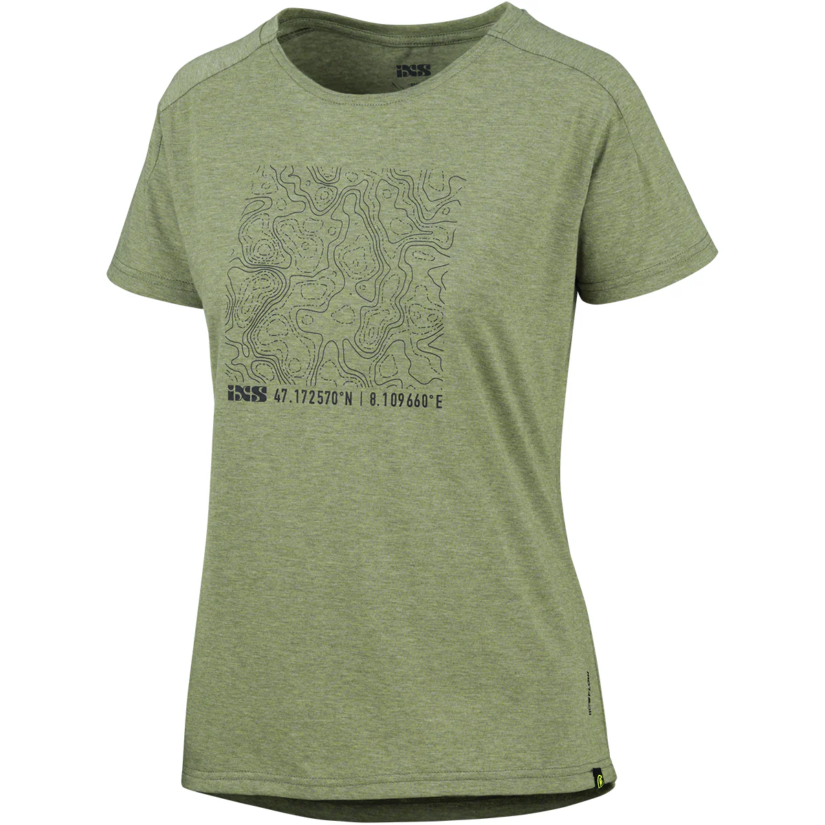 Flow Kids Tech Tee Contour Girls olive