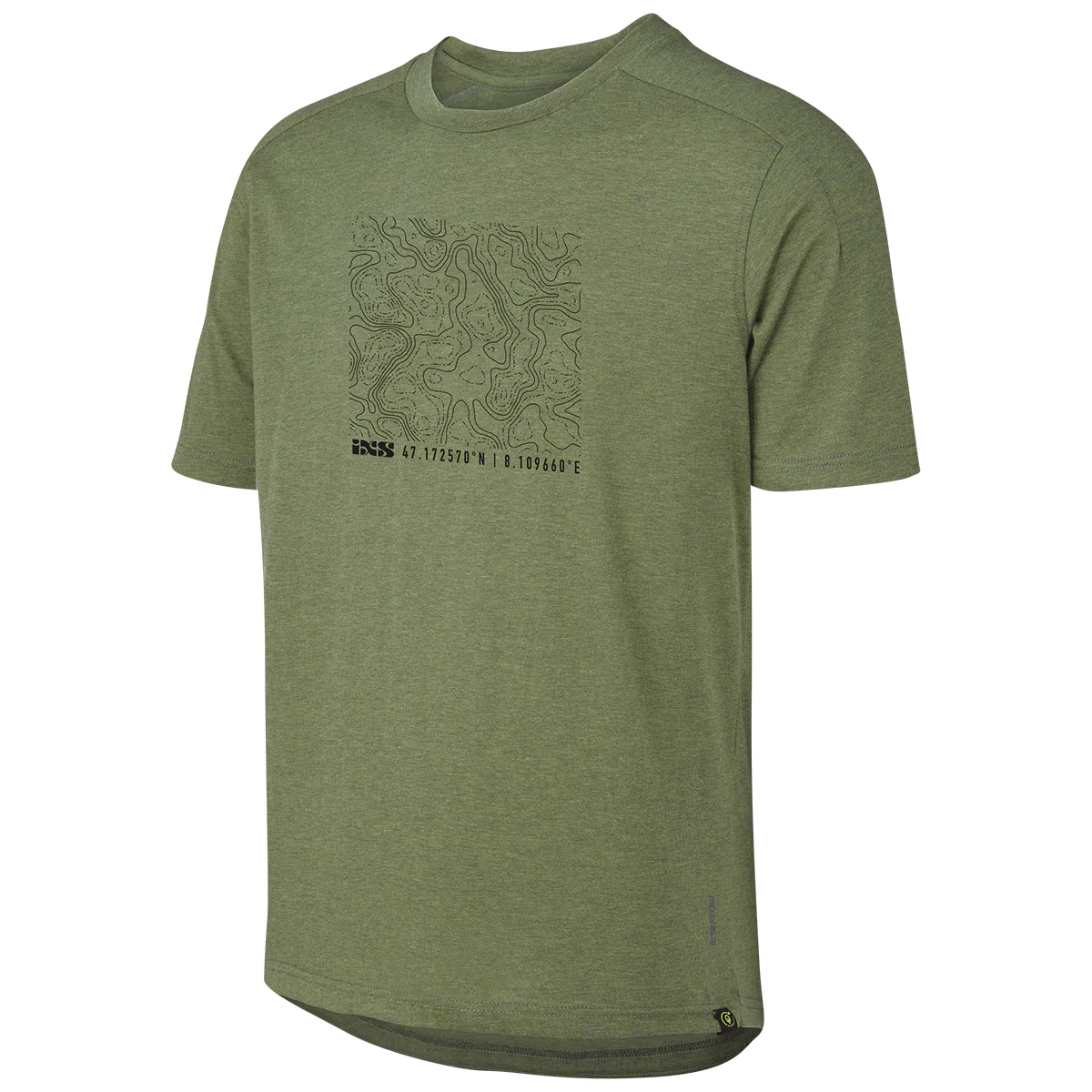 Flow Kids Tech Tee Contour olive