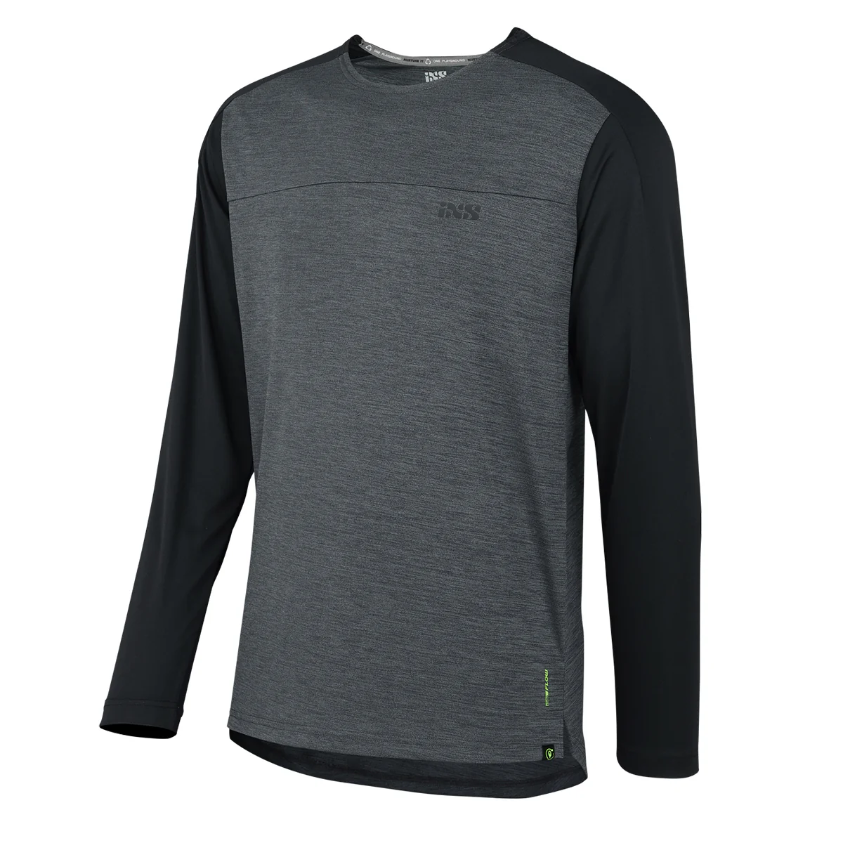 Flow X Kindertrikot langärmlig - Grau/Schwarz