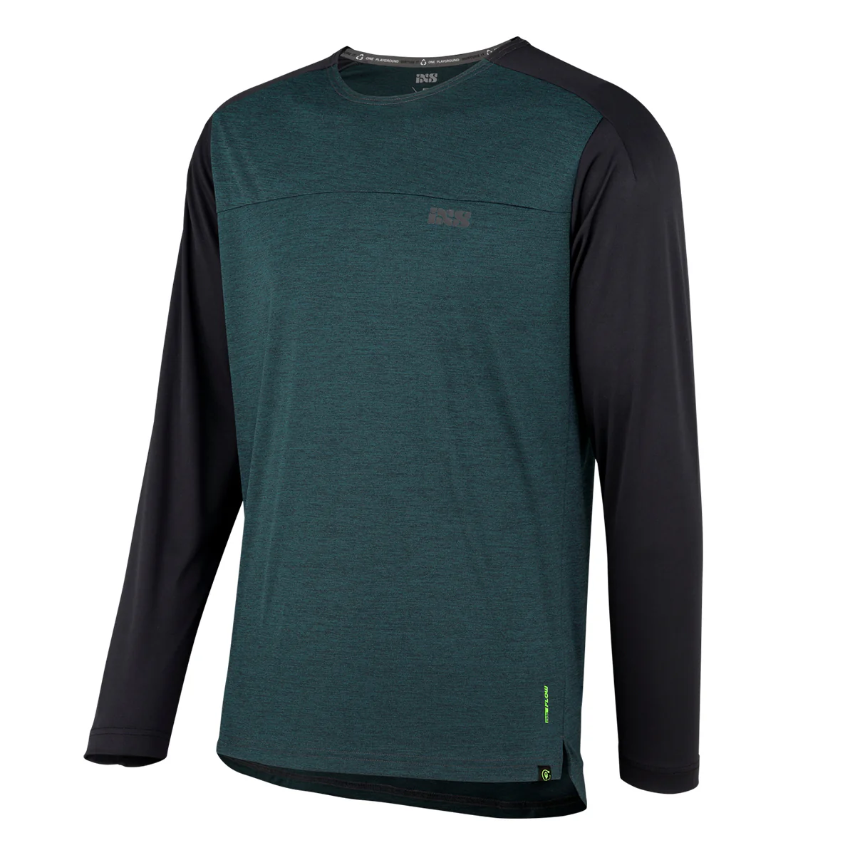 Flow X Kindertrikot langärmlig - Türkis/Grau