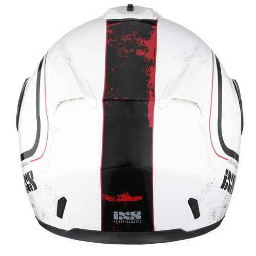 HX 444 Classic Motorradhelm - weiss-schwarz - Image 3