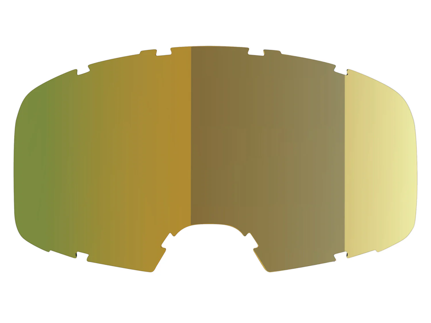 Injected Mirror Single Replacement Lens (Anti-Fog) - Mirror Gold
