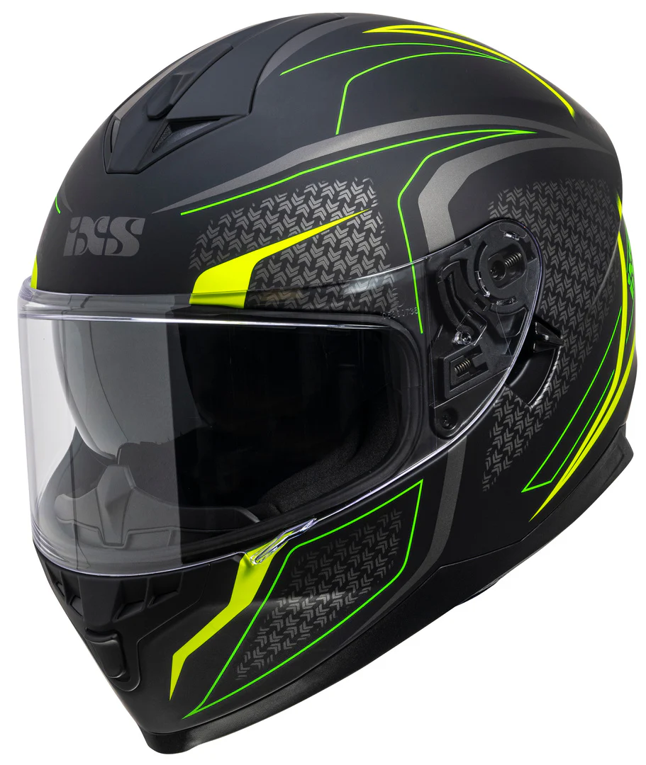 Integralhelm iXS1100 2.4 - schwarz matt-gelb fluo