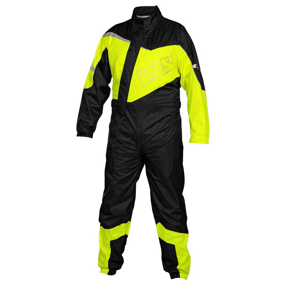 Regenkombi iXS 1.0 schwarz-fluogelb
