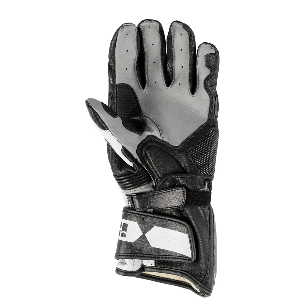 RS-400 Motorrad-Handschuh black white - Image 2