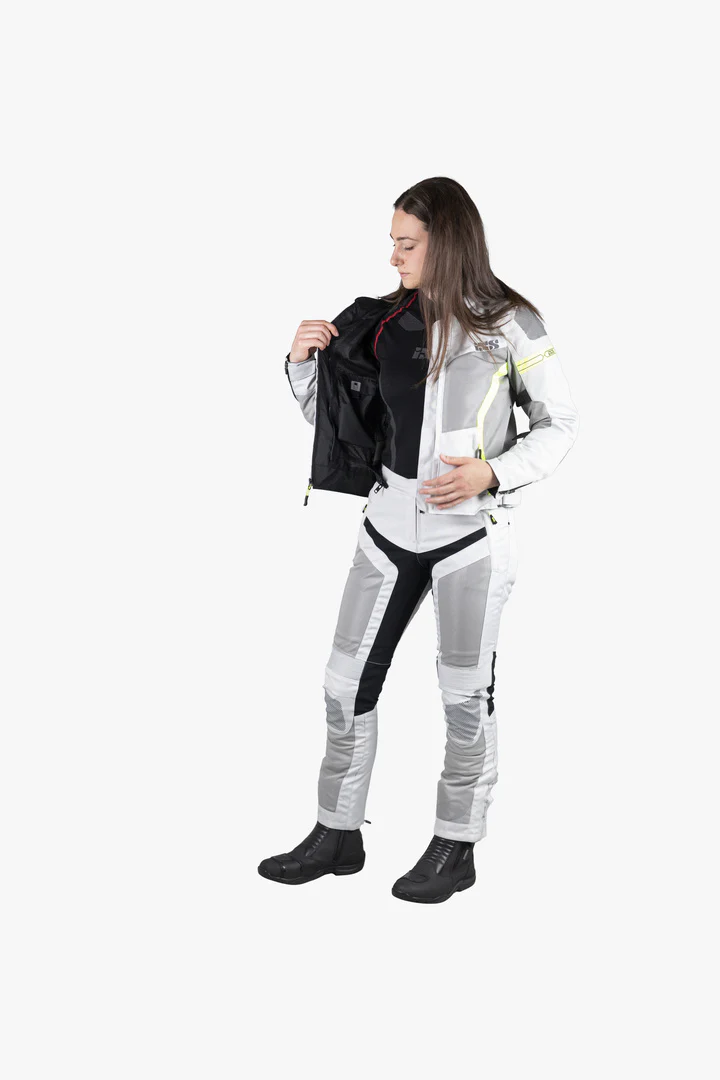 Sport Damen Jacke Trigonis-Air hellgrau-grau-neon gelb - Image 8