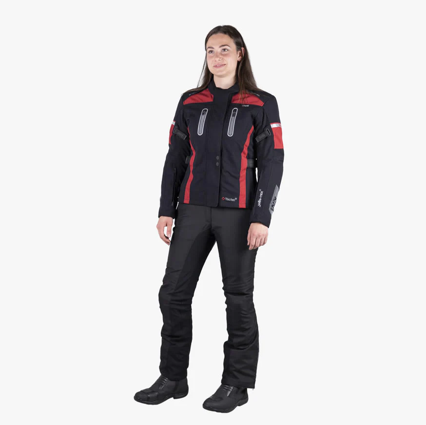 Tour Damen Jacke Pacora-ST schwarz-bordeaux - Image 11