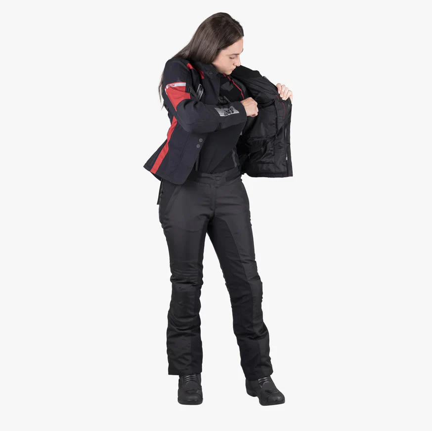 Tour Damen Jacke Pacora-ST schwarz-bordeaux - Image 4