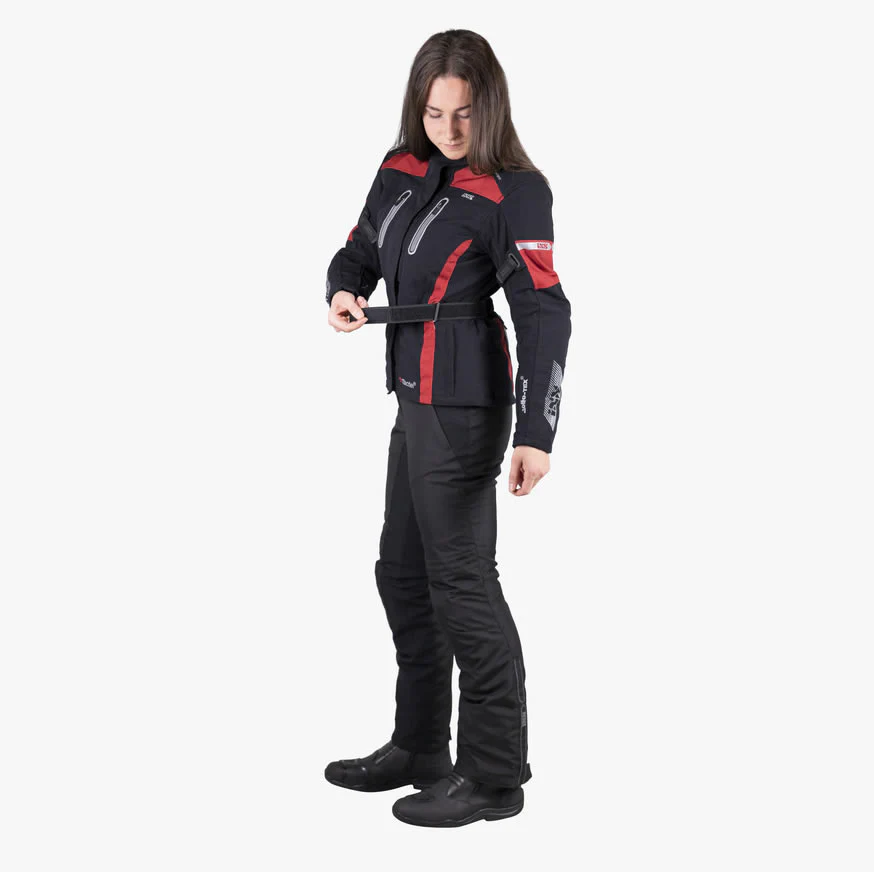 Tour Damen Jacke Pacora-ST schwarz-bordeaux - Image 8